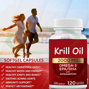 Kapsul Minyak Krill Antartika Ausreson OEM Halal Suplemen Kesehatan Minyak Ikan Omega-3 DHA Omega 3 <span class=keywords><strong>Softgel</strong></span> Minyak Krill - Product Image 2