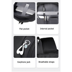 Mochilas Personalizadas para Portátil con Carga USB, Mochila de Viaje, Bolsos Escolares, Mochilas Personalizables para Hombre - Product Image 4