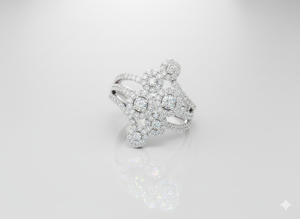 Anillo de Diamantes de Lujo para Mujer, Diamantes Naturales y Cultivados en Laboratorio Disponibles, Plata 925, Oro de 9, 10, 14 y 18 Quilates, Joyería de Diseño - Product Image 3