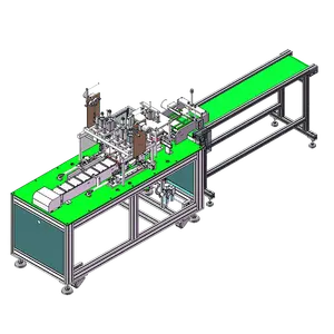 Great 150 Pieces Per Hour Fully Automatic Multilayer Non Woven Face Mask Making Machine