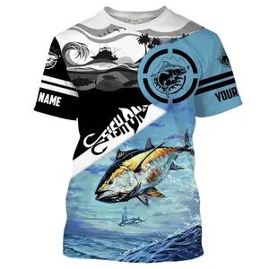 Trendy and Organic fish t shirts men for All Seasons 
