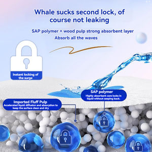 2025 Trending Products Bemes Bragas de período empaquetadas en inglés ultrafinas Súper suaves de alta absorción - Product Image 4