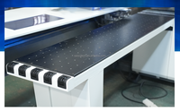 Perceuse CNC à 6 côtés pour le travail du bois avec convoyeur de retour et changeur d'outils automatique KDT