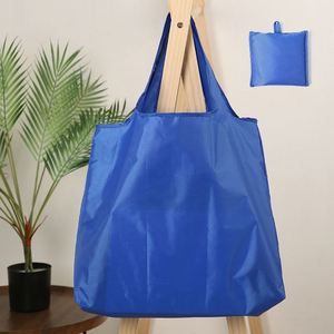 Sac de courses réutilisable pliable en polyester personnalisé, sac pliable, logo imperméable, sac fourre-tout réutilisable pliable - Product Image 2