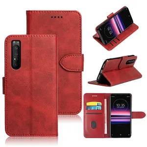 For Sony Xperia 10V 1V Phone Case cover Classic Leather TPU Flip