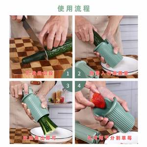 Multi-Functional Stainless Steel Veggie Slicer Eco-Friendly Carrot <b>Cucumber</b> <b>Cutter</b> Travel Simple Style Usa Mairun USA 823 - Product Image 3