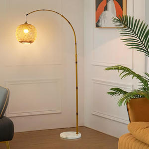 Lampe de sol de style Wabi-Sabi, salon de thé rétro japonais, art zen design, lecture au chevet de la chambre à coucher - Product Image 2