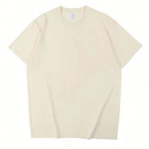 Design Custom Logo Large T-<b>Shirt</b> for Men Solid Color Cotton for Promotional Use - Product Image 4