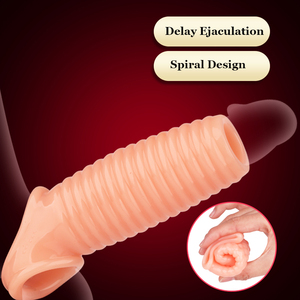 <span class=keywords><strong>Manga</strong></span> réutilisable pour agrandissement du pénis, manchon d'extension <span class=keywords><strong>de</strong></span> pénis, extension du temps d'érection du sexe masculin, préservatif, jouets sexuels pour hommes % - Product Image 2