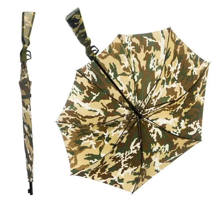 Fine Ocean Custom Design Camouflage 23 Inch Gun Shape Military Camouflage Pattern Gun Umbrella
