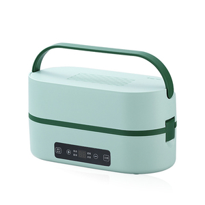 Electric Lunch Box Portable Food Warmer Mini Rice Cooker Food Heater(Double  Layer)