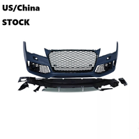 Kits de carrosserie de pare-chocs avant style RS7 2009-2015 avec grille en nid d'abeille noire pour Audi A7 S7 C7 2009 2010 2011 2012 2013 2014 2015