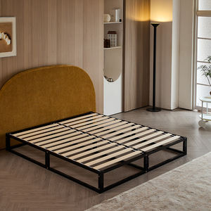 Комплект Золотой мебели, новый дизайн, современная оптовая продажа, тканевый каркас кровати с мягкой обивкой, свернуть в коробке, двуспальная кровать размера "King-Size" - Product Image 3