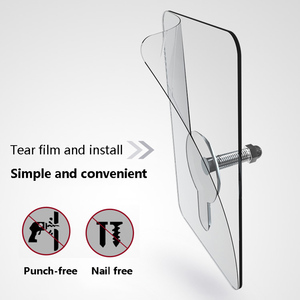 Pegatina de tornillo sin perforación transparente, gancho adhesivo fuerte para pared, montaje de uñas, estante, varilla de tornillo, imagen de pared - Product Image 6