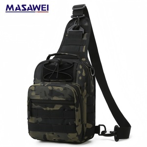 Sac bandoulière tactique Masawei, camouflage, sac de poitrine pour sports de plein air, sac à bandoulière pour homme pour les trajets quotidiens - Product Image 1