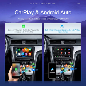 วิทยุติดรถยนต์ Podofo 8 Core Android ขนาด 9/10 นิ้ว 4+64GB รองรับ Wireless CarPlay และ Android Auto แบบ 2 Din พร้อมระบบนำทาง GPS WiFi 4G LTE GPS DSP ขายส่ง - Product Image 3
