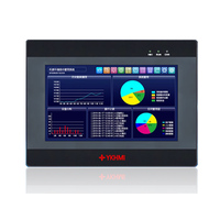 YKHMI PLC con Pantalla Táctil de 4.3, 5, 7 y 10 Pulgadas, Máquina Todo en Uno, Interfaz Hombre-Máquina Industrial Nacional, Controlador de Programación