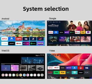 OEM NEW <b>75</b> Inch QLED HDR 4K Smart <b>TV</b> with Multicolor Backlight Black Android 15 1-Year Warranty Hotel <b>TV</b> USB - Product Image 4