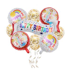 9 pezzi palloncini di buon <span class=keywords><strong>1</strong></span> ° <span class=keywords><strong>compleanno</strong></span> <span class=keywords><strong>Set</strong></span> di palloncini di alluminio palloncino sfondo decorazione festa del bambino - Product Image 2