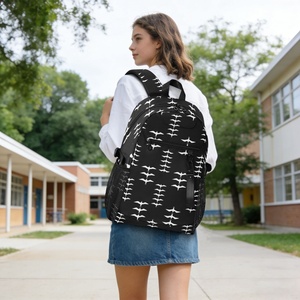 Hawaiian Iwa Birds Design Unisex Women Casual Sports Travel <b>Backpack</b> Carry on <b>Men</b> Laptop <b>Backpack</b> with Water Bottle Pocket - Product Image 6