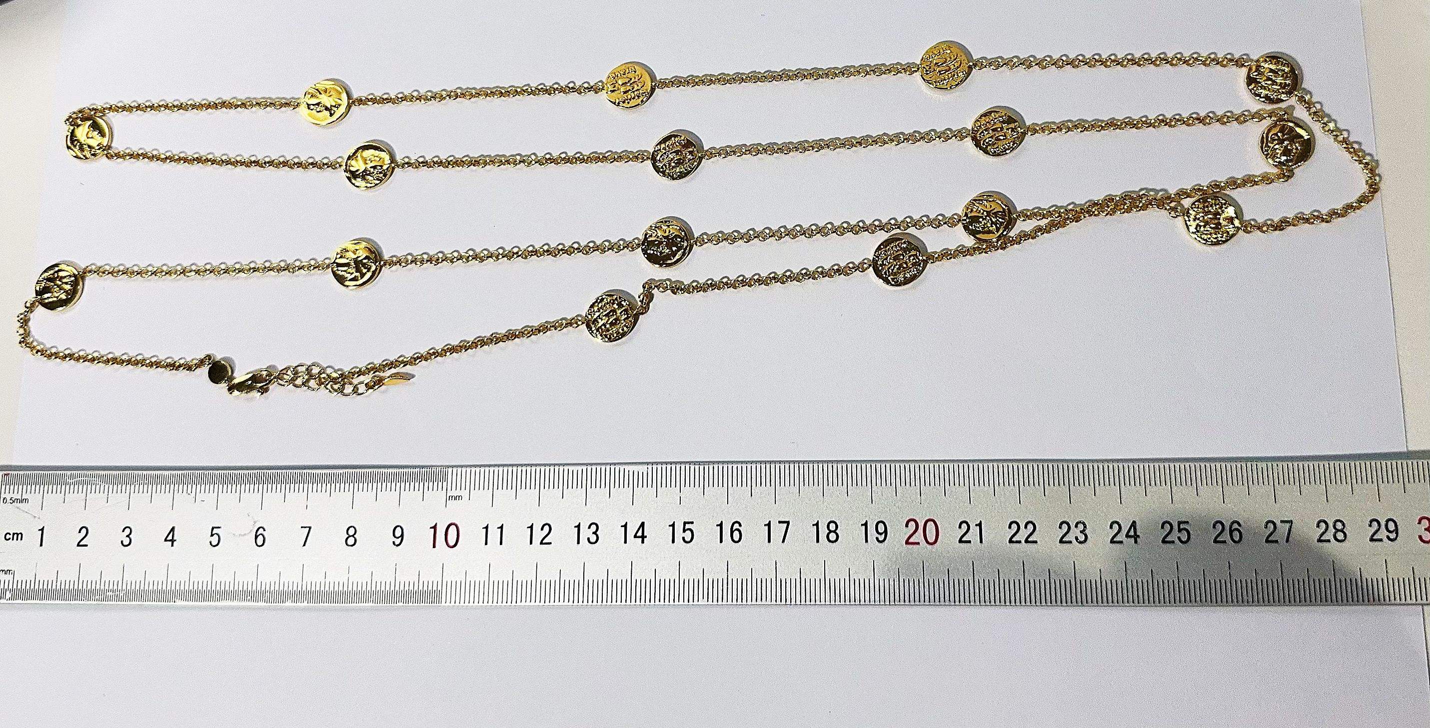 리얼 골드 플레이트 코인 스웨터 목걸이 체인 다목적 롱 목걸이 럭셔리 골드 주얼리 디자인 목걸이 사용자 정의 가격| Alibaba.com