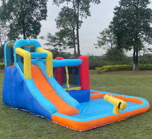 <span class=keywords><strong>2025</strong></span> tùy chỉnh-kích thước trẻ em của Inflatable Trampoline lâu đài trượt logo mới trượt nước - Product Image 2