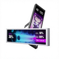 MiraBox D92, Pantalla Secundaria de 9.2 Pulgadas para PC, Monitor LCD USB, Pantalla Universal para Monitoreo de Temperatura de CPU/GPU, Configuración para Juegos