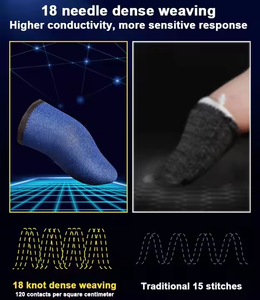 Thể thao giải trí Chống Mồ Hôi chơi <span class=keywords><strong>game</strong></span> ngón tay tay tay áo cho điện thoại di động bao gồm ngón tay cái ngón tay màn hình cảm ứng đồng tiền hoạt động trò chơi - Product Image 6