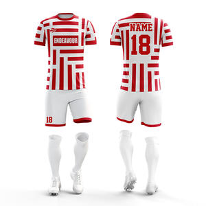 Ropa de fútbol de sublimación de tacto de seda, ropa deportiva de fútbol de secado rápido más vendida para entrenamiento - Product Image 4