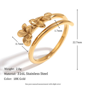 Multi‑Style Stackable Signet <b>Ring</b> Pvd 18K Gold Plated Hypoallergenic Stainless Steel Vintage Trendy Decorative <b>Finger</b> <b>Ring</b> - Product Image 6