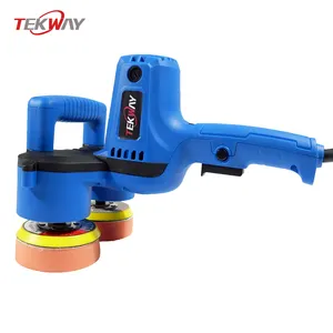 TEKWAY 더블 헤드 폴리싱 머신 95mm * 2 가변 속도 포함 15mm 궤도 가구용 듀얼 액션 폴리셔