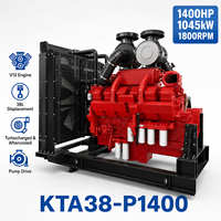 Moteur diesel SCDC authentique KTA38-P1400 1045 kW 1400 CV pour entraînement de pompe et puissance industrielle
