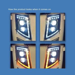 1 Paio (Sinistro + Destro) di Fari a LED per <span class=keywords><strong>Camion</strong></span> <span class=keywords><strong>Volvo</strong></span> FH13 <span class=keywords><strong>FH16</strong></span> FM460 FH500, Lampada Anteriore OEM 21035637 21323106 21035638 21323108 - Product Image 2