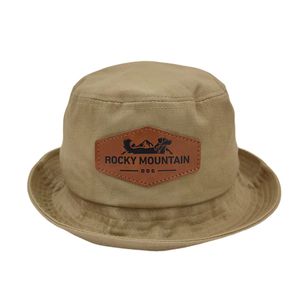 Sombrero de Pescador Unisex de Moda con Bordado 3D, Diseño OEM de Terciopelo, Lazo Popular, Dibujos Animados, Logotipo de Cuero, Uso Diario Informal - Product Image 2
