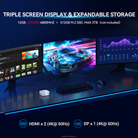Mini PC Intel N100, Reproductor de Señalización Digital, LPDDR5, LAN Dual, WiFi 5, Windows 11/Linux, Computadora Empresarial, Pantalla para Comercios, Nuevo, 3 Años de Garantía