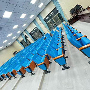 Silla <span class=keywords><strong>de</strong></span> Auditorio Plegable Moderna <span class=keywords><strong>de</strong></span> Tela con Tablero <span class=keywords><strong>de</strong></span> Escritura Multifuncional para Salas <span class=keywords><strong>de</strong></span> Conferencias <span class=keywords><strong>y</strong></span> Reuniones Empresariales - Product Image 3