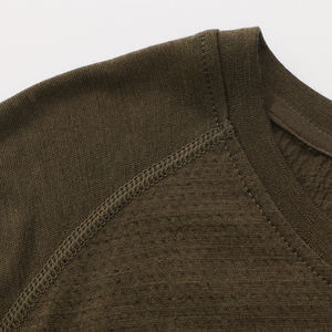 Short pour homme en maille jersey douce en <span class=keywords><strong>laine</strong></span> mérinos, style classique, sérigraphie solide, écologique, contrôle <span class=keywords><strong>de</strong></span> l'humidité, coupe régulière - Product Image 3