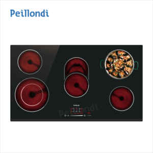 Ce Cb Ukca Rohs Bereiken Erp 90Cm Multifunctioneel Zwart Kristal Van Goede Kwaliteit 9 Kookniveaus <span class=keywords><strong>Sensor</strong></span> Aanraakbediening Infraroodkoker - Product Image 4