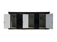 Conteneur mobile Toliet, conteneur personnalisé, camion-remorque, maison temporaire