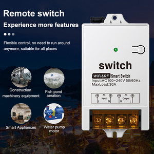 30a Ac 220v Smart Home Appliances Wifi Relay Module Intelligent Home Products <strong>Rf</strong> <strong>Wireless</strong> Remote <strong>Control</strong> Tuya Wifi Smart Switch - Product Image 4