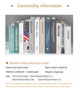 Simulation Paper Book Decoration Props Modern Design Creative Living Room Dining Room Bookshelf TV Cabinet <strong>Small</strong> <strong>Ornament</strong> - Product Image 4