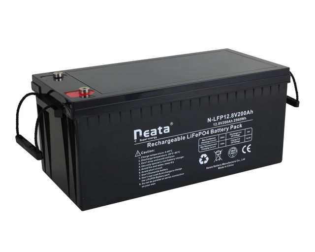 Neata 12V 12.8V 200Ah LiFePO4 Lithium Batteries for Telecom/Power Station Systems/Storage Solar Power Battery