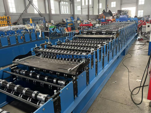 Offre Spéciale presse à toit trapézoïdal à trois couches pour tôle Ibr Machine de formage de rouleaux Machine de formage de rouleaux Machine à toiture - Product Image 5