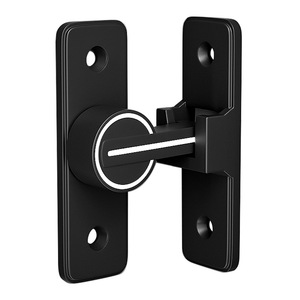 Loquet de porte en alliage de zinc à montage en surface, installation facile, serrure de sécurité pour chambre à coucher avec conception antivol - Product Image 2