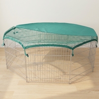 Cage pour chien, clôture facile à assembler, portable, durable, grand espace, bricolage, fil métallique galvanisé, enclos pour animaux de compagnie écologique, lapin