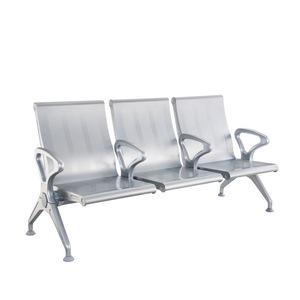 Sillas de espera Jian Yi Furniture GBJ803 de acero para espacios públicos con reposabrazos para uso en vestíbulos - Product Image 2