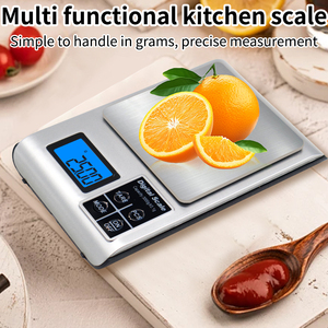 Sıcak Satış Küçük Gıda Tartısı 3kg/0.1g Yüksek Hassasiyetli Mutfak Dijital Tartısı, Yemekler İçin Ons ve Gram Ölçümü, Yemek Pişirme İçin - Product Image 2