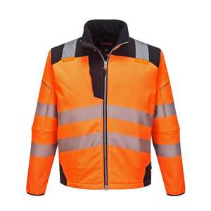 PORTWEST-Veste Softshell haute visibilité T402OBRS PW3 orange/noir-EAN 5036108288939 HI-VIS WORKWEAR - Product Image 1