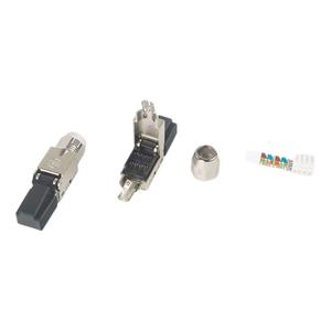Catégorie de produit de vente chaude <span class=keywords><strong>6</strong></span> 8p8c câble Ethernet Gigabit RJ45 CAT6A <span class=keywords><strong>FTP</strong></span> câble réseau connecteur blindé en métal - Product Image 6
