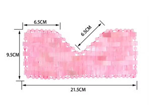 Máscara de Ojos de Cuarzo y Jade Natural para el Cuidado Ocular, Herramienta de Belleza con Rodillo de Hielo para los Ojos - Product Image 2